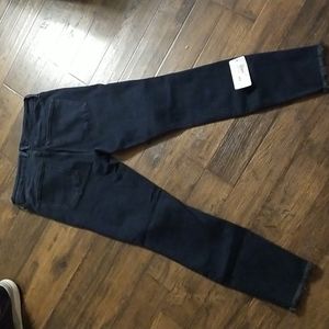 Good American Good legs crop jeans. Size 6 dark blue